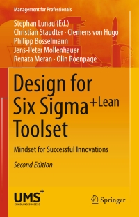 Imagen de portada: Design for Six Sigma + LeanToolset 2nd edition 9783642414541