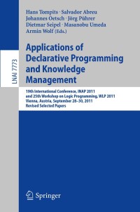 Cover image: Applications of Declarative Programming and Knowledge Management 9783642415234