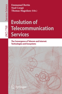 Cover image: Evolution of Telecommunication Services 9783642415685