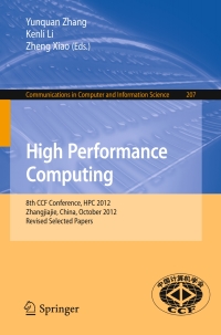 Cover image: High Performance Computing 9783642415906