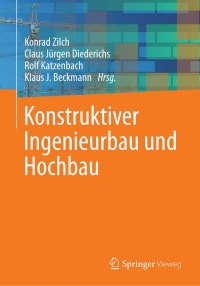 Immagine di copertina: Konstruktiver Ingenieurbau und Hochbau 9783642418396