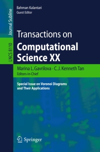 Immagine di copertina: Transactions on Computational Science XX 9783642419041