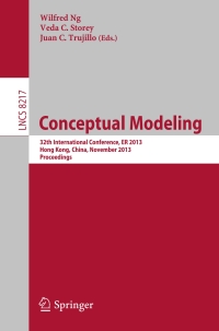 Imagen de portada: Conceptual Modeling - ER 2013 9783642419232