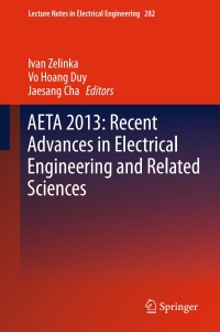 Cover image: AETA 2013: Recent Advances in Electrical Engineering and Related Sciences 9783642419676