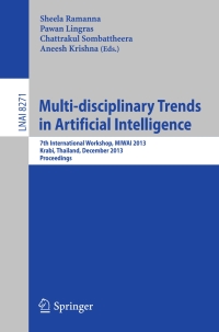 Cover image: Multi-disciplinary Trends in Artificial Intelligence 9783642449482