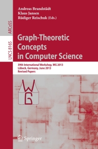 表紙画像: Graph-Theoretic Concepts in Computer Science 9783642450426