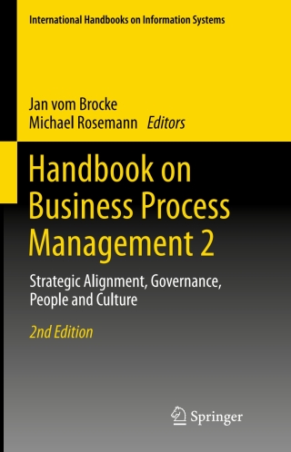 Cover image: Handbook on Business Process Management 2 2nd edition 9783642451027
