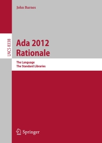 Cover image: Ada 2012 Rationale 9783642452093