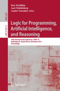 表紙画像: Logic for Programming, Artificial Intelligence, and Reasoning 9783642452208