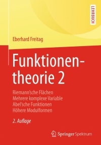 Cover image: Funktionentheorie 2 2nd edition 9783642453069