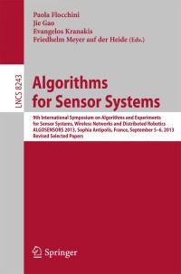 Cover image: Algorithms for Sensor Systems 9783642453458