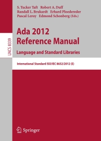 Cover image: Ada 2012 Reference Manual. Language and Standard Libraries 9783642454189