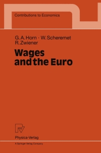 Imagen de portada: Wages and the Euro 9783790811995