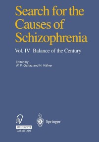 Cover image: Search for the Causes of Schizophrenia 1st edition 9783642470769