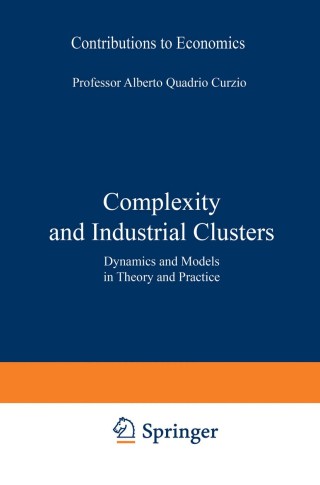 Imagen de portada: Complexity and Industrial Clusters 1st edition 9783790814712