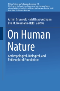 Cover image: On Human Nature 1st edition 9783540429050