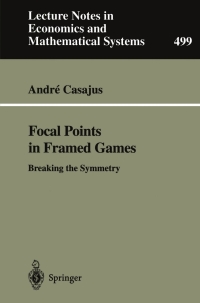 Cover image: Focal Points in Framed Games 9783540414063