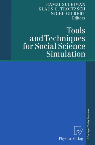 Cover image: Tools and Techniques for Social Science Simulation 1st edition 9783790812657