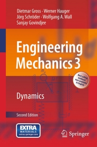 Imagen de portada: Engineering Mechanics 3 2nd edition 9783642537110