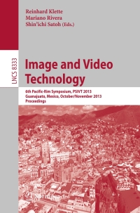 Cover image: Image and Video Technology 9783642538414