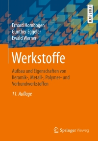 Titelbild: Werkstoffe 11th edition 9783642538667