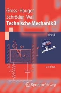 Cover image: Technische Mechanik 3 13th edition 9783642539534