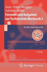 Cover image: Formeln und Aufgaben zur Technischen Mechanik 3 11th edition 9783642540387