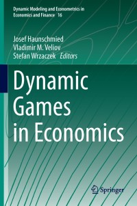 Cover image: Dynamic Games in Economics 9783642542473