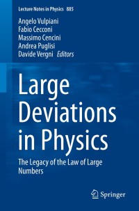 Titelbild: Large Deviations in Physics 9783642542503