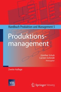 Titelbild: Produktionsmanagement 2nd edition 9783642542879