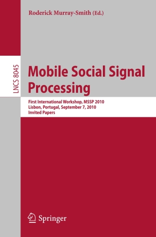 Imagen de portada: Mobile Social Signal Processing 9783642543241