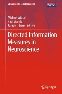 Cover image: Directed Information Measures in Neuroscience 9783642544736