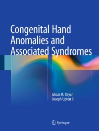 Imagen de portada: Congenital Hand Anomalies and Associated Syndromes 9783642546099