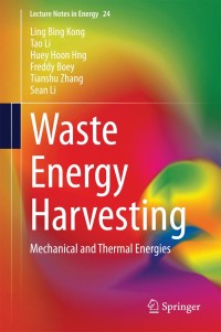 Imagen de portada: Waste Energy Harvesting 9783642546334