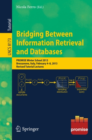 Cover image: Bridging Between Information Retrieval and Databases 9783642547973