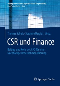 Cover image: CSR und Finance 9783642548819