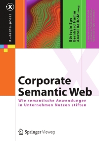Immagine di copertina: Corporate Semantic Web 9783642548857