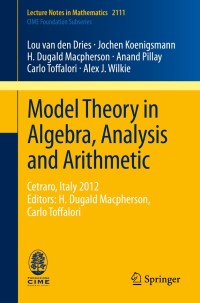 Imagen de portada: Model Theory in Algebra, Analysis and Arithmetic 9783642549359