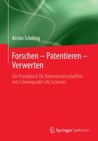 Immagine di copertina: Forschen – Patentieren – Verwerten 9783642549939