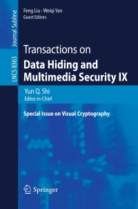 表紙画像: Transactions on Data Hiding and Multimedia Security IX 9783642550454