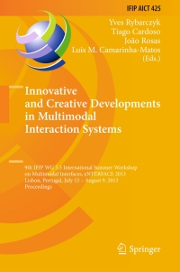 Cover image: Innovative and Creative Developments in Multimodal Interaction Systems 9783642551420