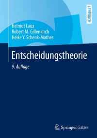 Cover image: Entscheidungstheorie 9th edition 9783642552571