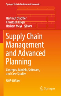 Imagen de portada: Supply Chain Management and Advanced Planning 5th edition 9783642553080