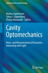 Cover image: Cavity Optomechanics 9783642553110