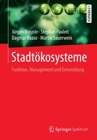 Cover image: Stadtökosysteme 9783642554339