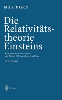 Cover image: Die Relativitätstheorie Einsteins 7th edition 9783540004707