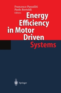 Immagine di copertina: Energy Efficiency in Motor Driven Systems 1st edition 9783540006664
