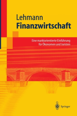 表紙画像: Finanzwirtschaft 9783540006701