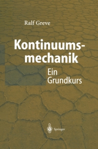 Cover image: Kontinuumsmechanik 9783642624636