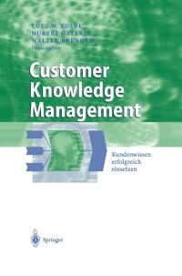 صورة الغلاف: Customer Knowledge Management 1st edition 9783540005414